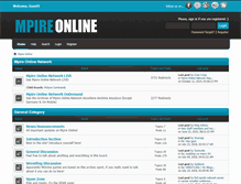 Tablet Screenshot of mpireonline.net